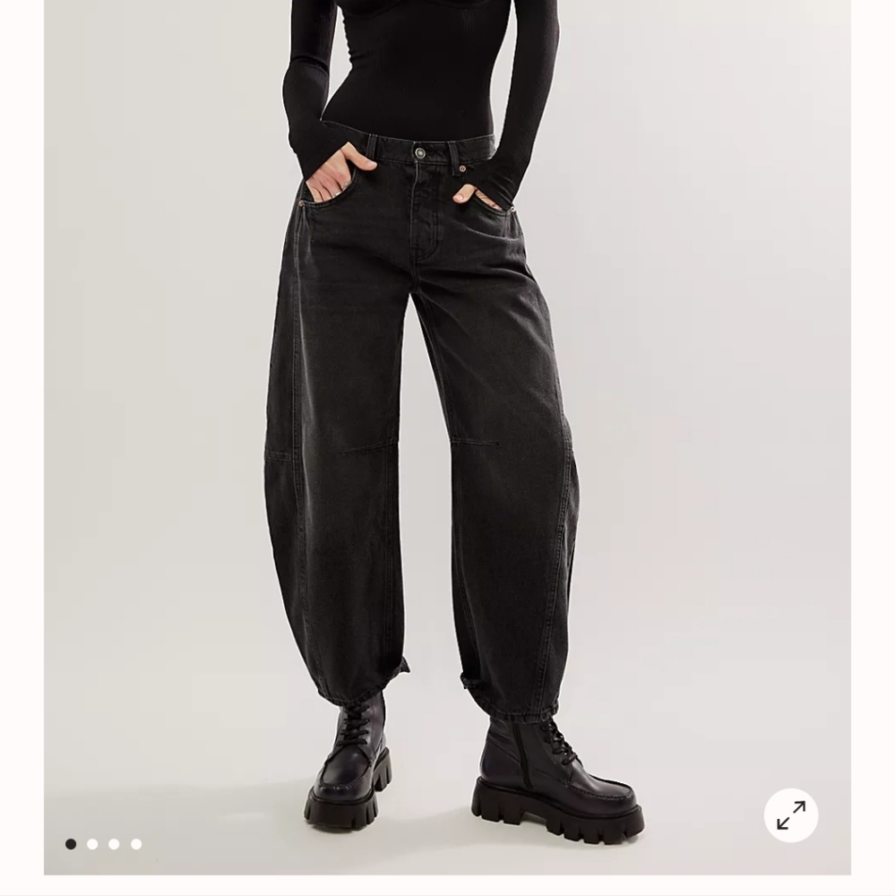Free PeopleCRVY Venus Barrel Jeans
